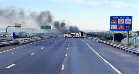 I-70 eastbound closed at US 6, US 40 for semi-truck fire